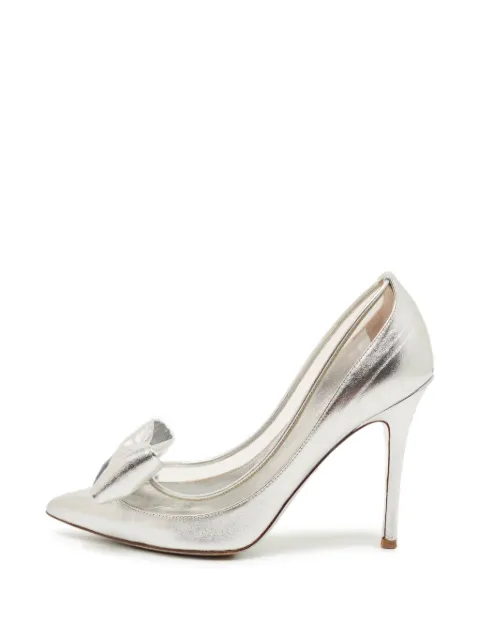 Valentino Garavani Pre-Owned bow-detail pumps White 1330561