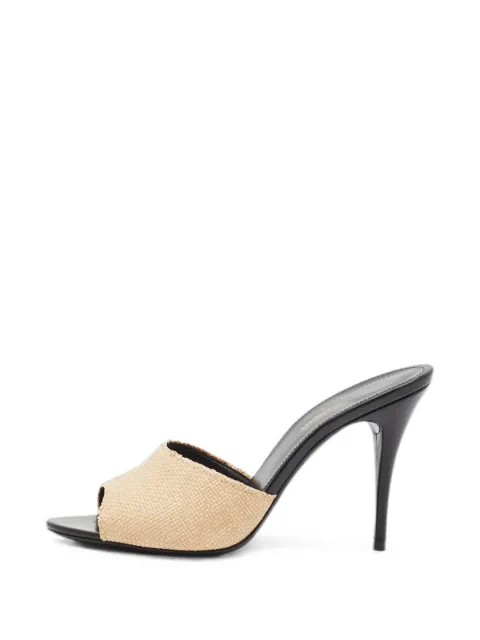 Saint Laurent Pre-Owned LA 16 stiletto-heel sandals Neutrals 1347704