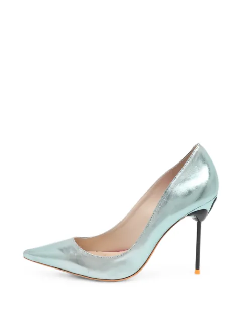 Sophia Webster Coco Flamingo leather pumps Green 1264724