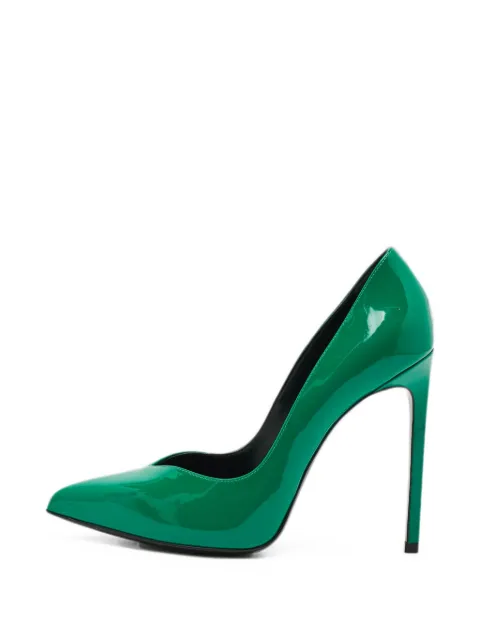 Saint Laurent Pre-Owned Janis pointed-toe pumps Green 1302485
