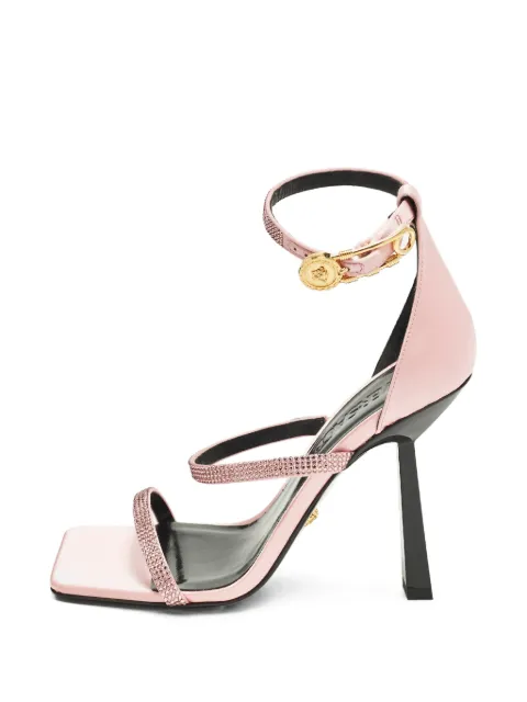Versace Pre-Owned Safety Pin heeled sandals Pink 1330246