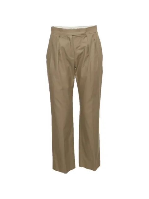 Weekend Max Mara pleated wide-leg trousers Neutrals 1330107