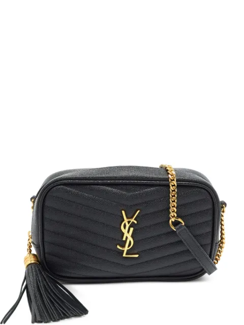 Saint Laurent Pre-Owned Lou matelassé camera bag Black 1358853