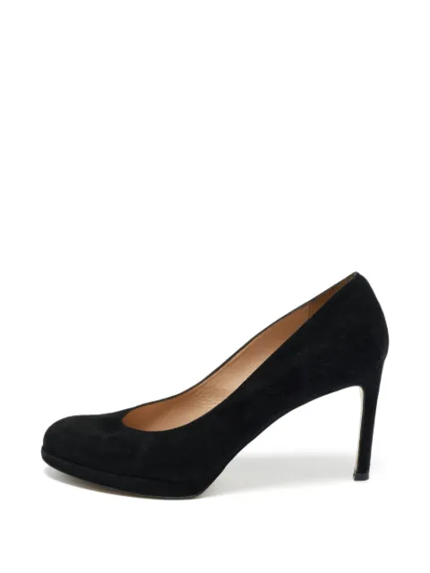 Stuart Weitzman platform almond-toe pumps Black 1341309