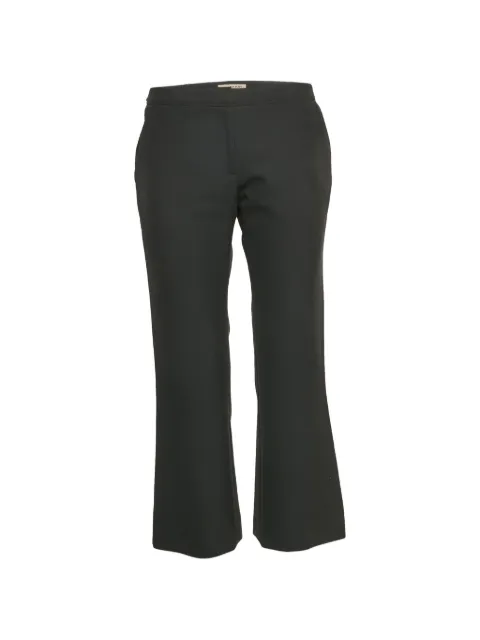Burberry Pre-Owned jetted-pocket trousers Black 1324107
