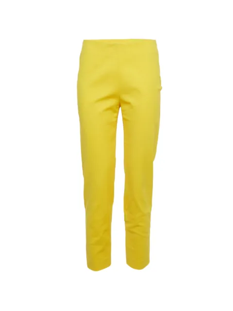 Missoni Pre-Owned straight-fit gabardine trousers Yellow 1292210