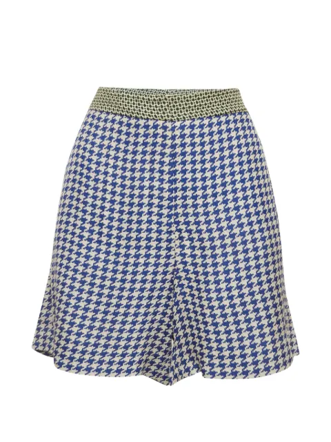 Stella McCartney Pre-Owned checked shorts Blue 1308780