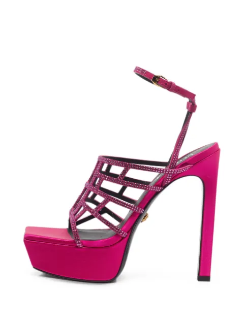 Versace Pre-Owned square-toe sandals Pink 1340627