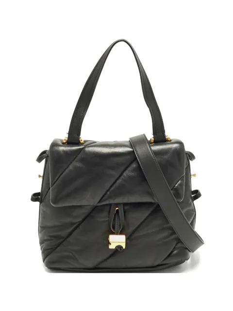 Off-White Pre-Owned quilted Nailed shoulder bag Black 1332987