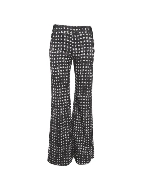 Max Mara star-print wide-leg jeans Black 1309949
