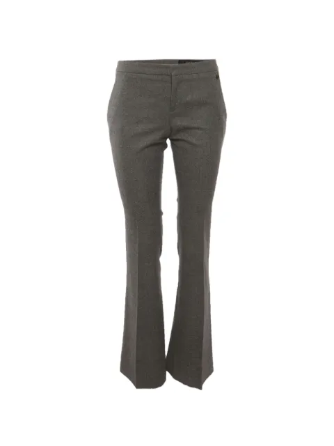 Gucci Pre-Owned zip-up formal trousers Grey 1316066
