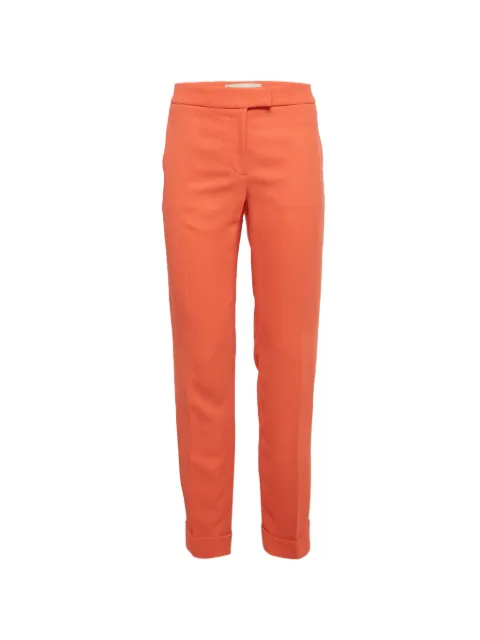 Stella McCartney Pre-Owned crepe tailored trousers Orange 1257976