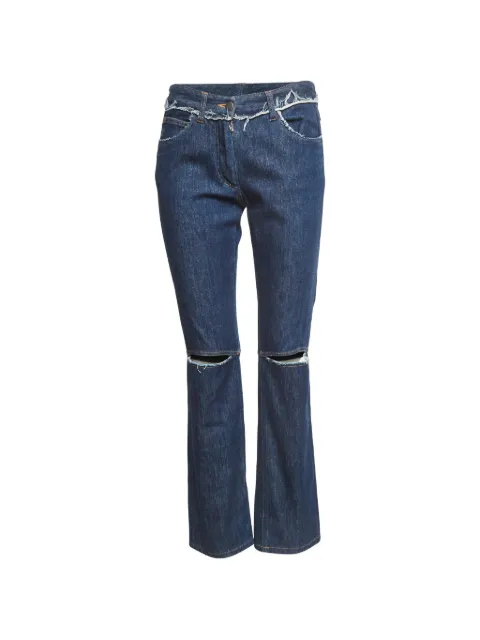 Maison Martin Margiela Pre-Owned distressed denim jeans Blue 1291728