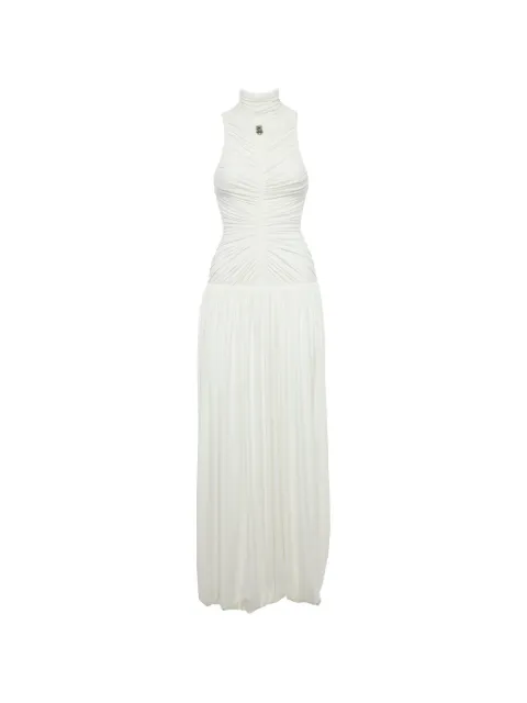 CHATS BY C.DAM ruched draped maxi dress Neutrals 1278761