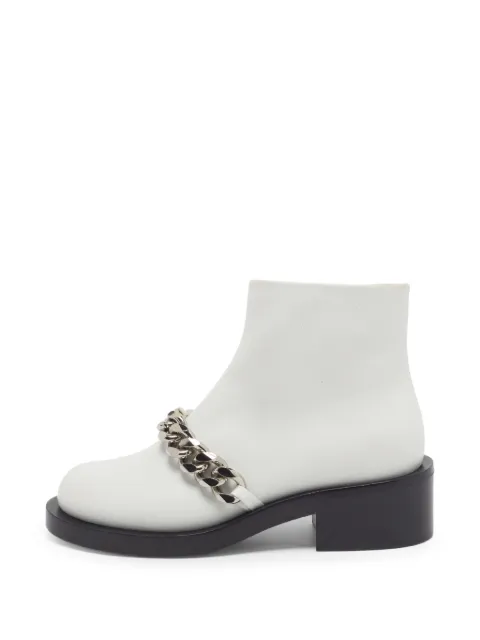 Givenchy Pre-Owned Laura chain-link boots White 1326960