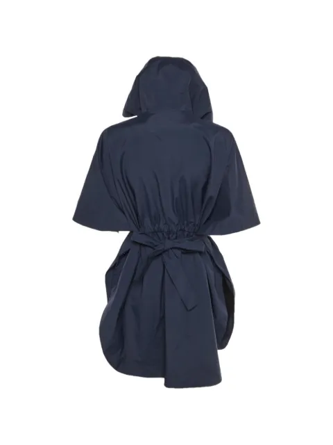Max Mara Eles hooded cape Blue 1350516