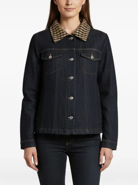 GANNI fitted denim jacket Blue 1353339