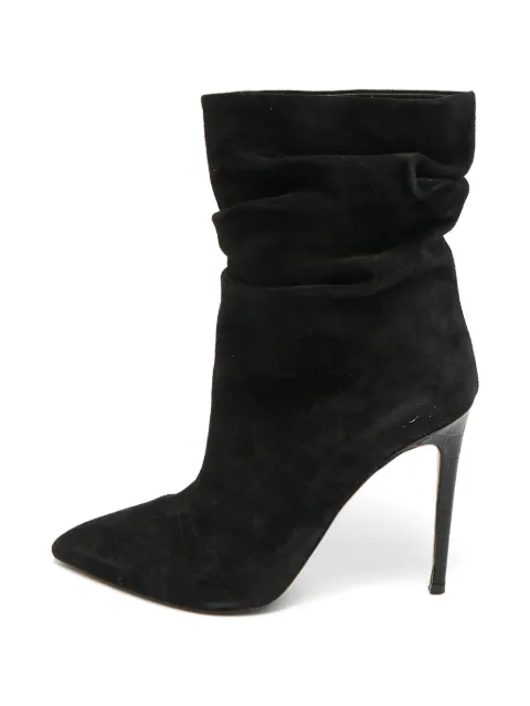 Paris Texas slouchy suede boots Black 1309722
