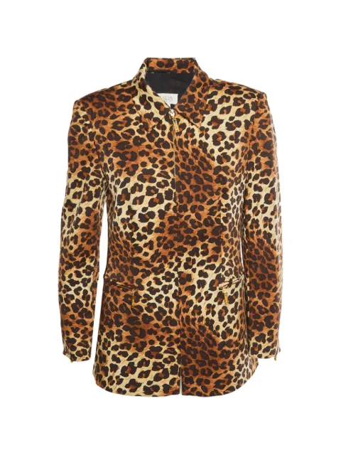 Max Mara leopard-print blazer Neutrals 1343081
