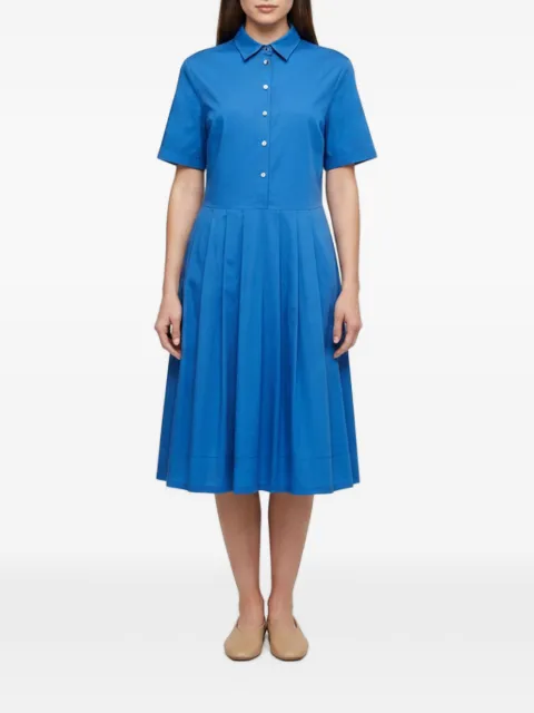P.A.R.O.S.H. pleated A-line dress Blue 1360721