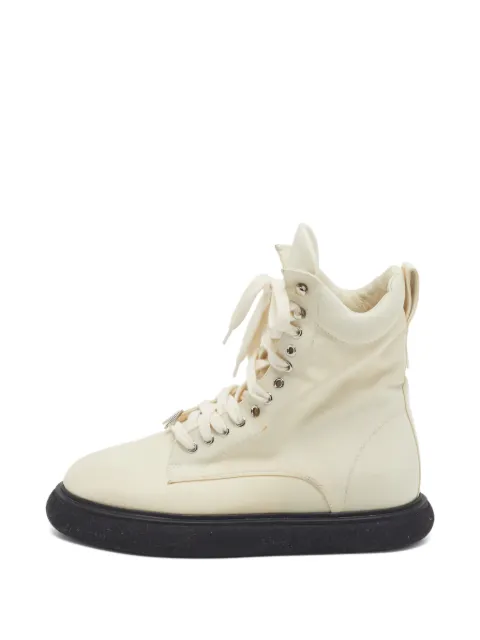 The Attico lace-up combat boots Neutrals 1333809