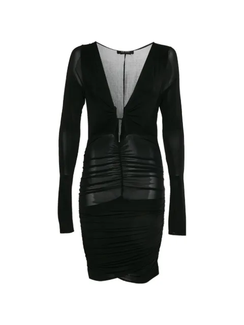 Rm By Roland Mouret Jordana ruched mini dress Black 1316971