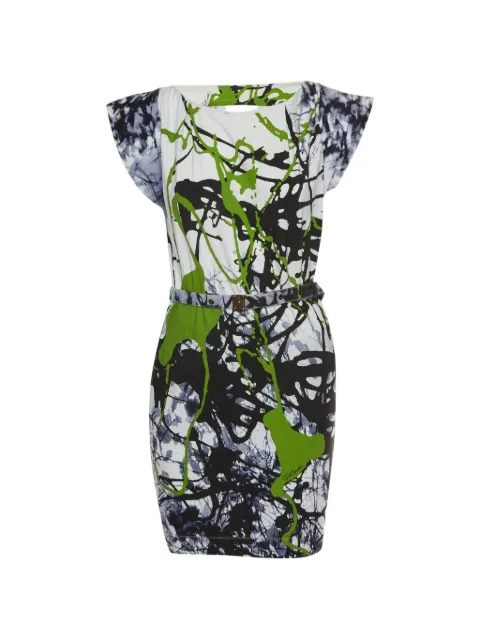Just Cavalli Vintage belted mini dress White 1329204