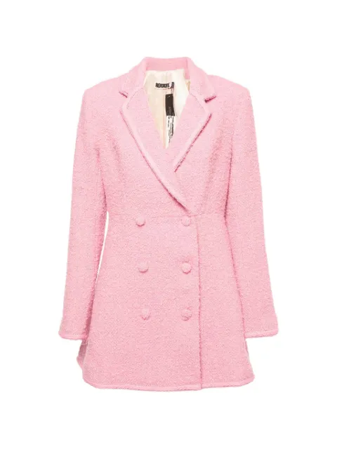 ROTATE BIRGER CHRISTENSEN Newton bouclé coat dress Pink 1361469