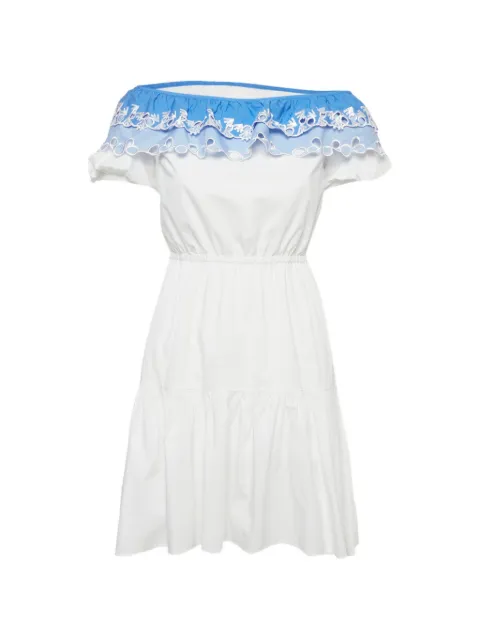 Peter Pilotto Pallas embroidered mini dress White 1331405