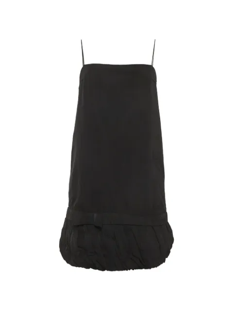 Stella McCartney Pre-Owned taffeta bubble-hem mini dress Black 1312623