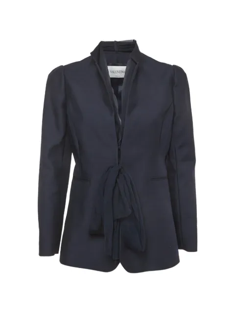 Valentino Garavani Pre-Owned wrap jacket Blue 1360864