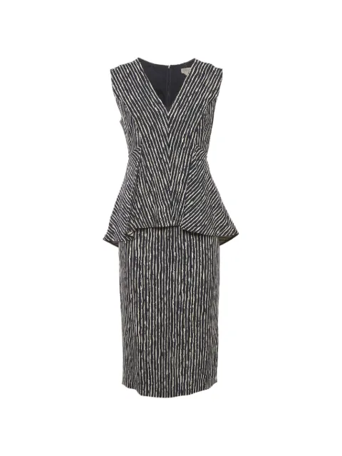 Sportmax striped midi dress Blue 1279942