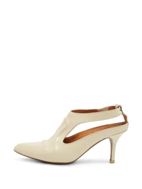 Balenciaga Pre-Owned cut-out ankle boots Neutrals 1358989