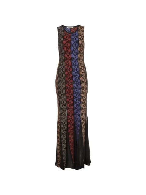 Roberto Cavalli Vintage panelled sleeveless maxi dress Black 1301394