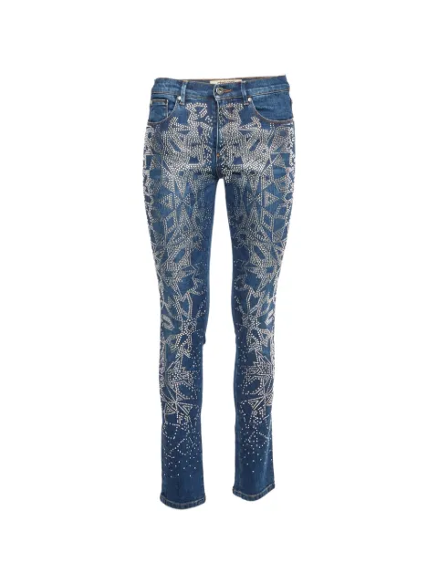Roberto Cavalli Vintage studded slim-fit jeans Blue 1335563