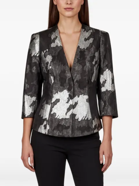 Escada Pre-Owned jacquard blazer Black 1342955