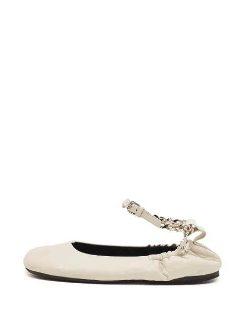 JW Anderson chain-link ballet flats Neutrals 1331664