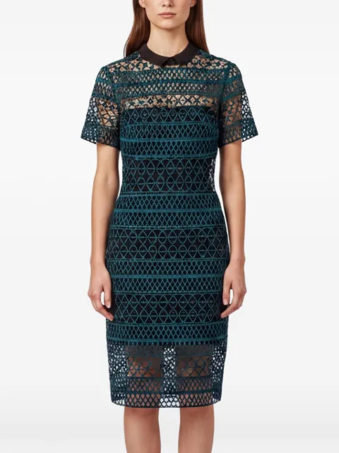 Self-Portrait guipure lace midi dress Green 1360640