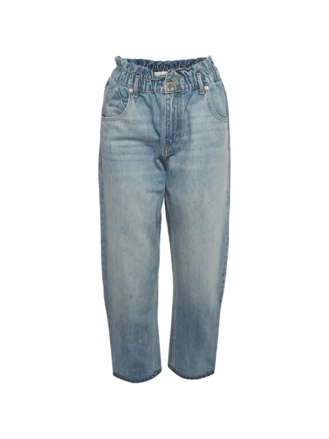 Maje elasticated faded jeans Blue 1295179