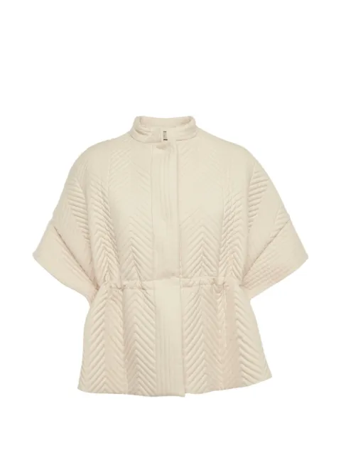 Gucci Pre-Owned high-neck quilted jacket Neutrals 1334271