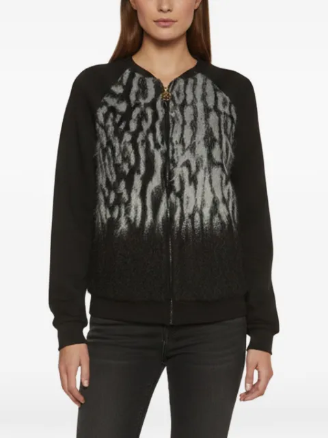 Roberto Cavalli Vintage Gym mohair-blend jersey jacket Black 1346539