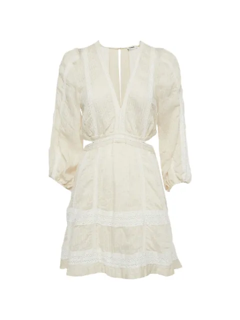 SANDRO Alaya cutout dress Neutrals 1334667