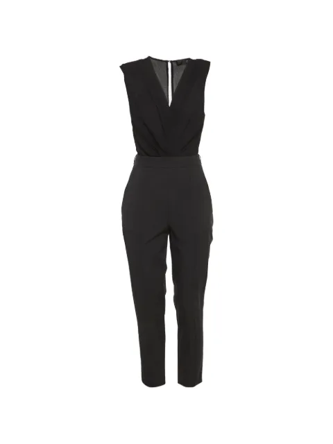 Elisabetta Franchi crepe twill jumpsuit Black 1290059