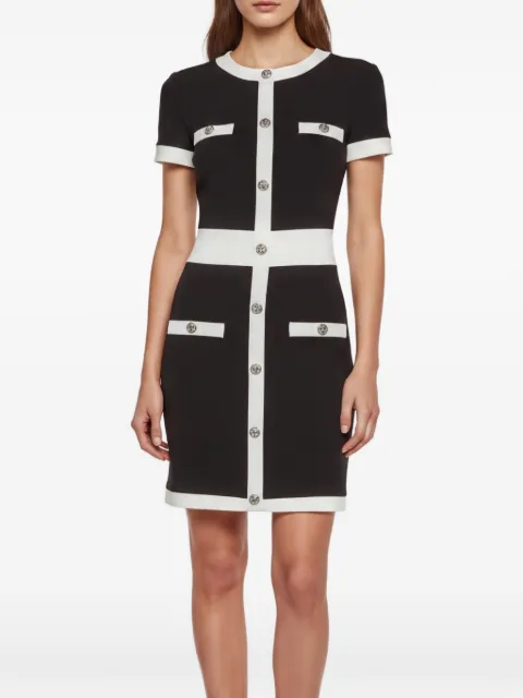 Philipp Plein Couture contrast-trim mini dress Black 1347515