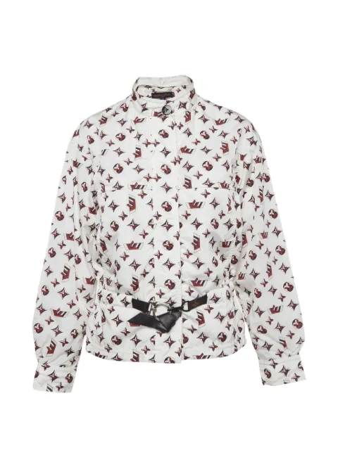 Louis Vuitton Pre-Owned Monogram print jacket White 1281257