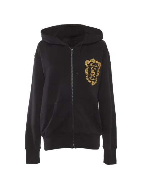 Moschino Pre-Owned Couture embroidered hoodie Black 1316432
