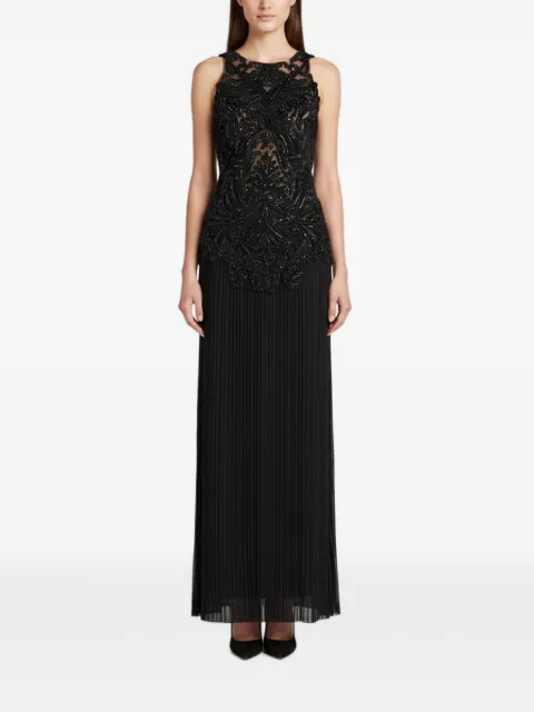 Alberta Ferretti Vintage pleated maxi dress Black 1346493