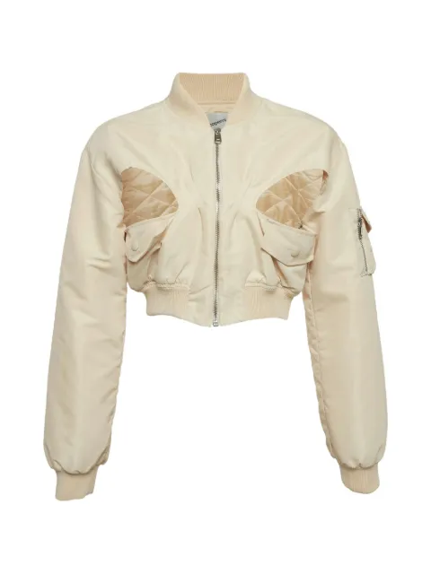 Coperni cut-out cropped jacket Neutrals 1294283