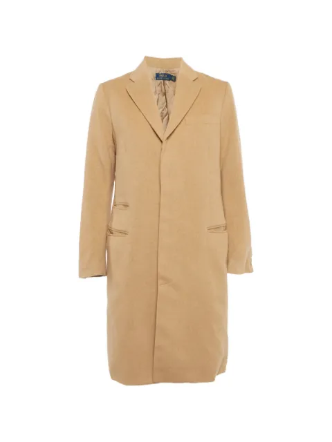 Polo Ralph Lauren Vintage notched-lapels single-breasted coat Neutrals 1277939