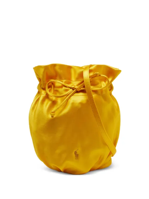 Polo Ralph Lauren Vintage bow-detail bucket bag Yellow 1269985